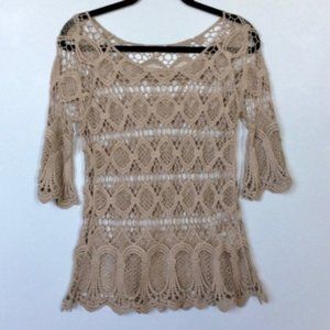🔥[ryu] crochet lace top